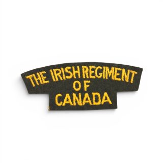 Irish Regiment of Canada  – Embroidered shoulder title