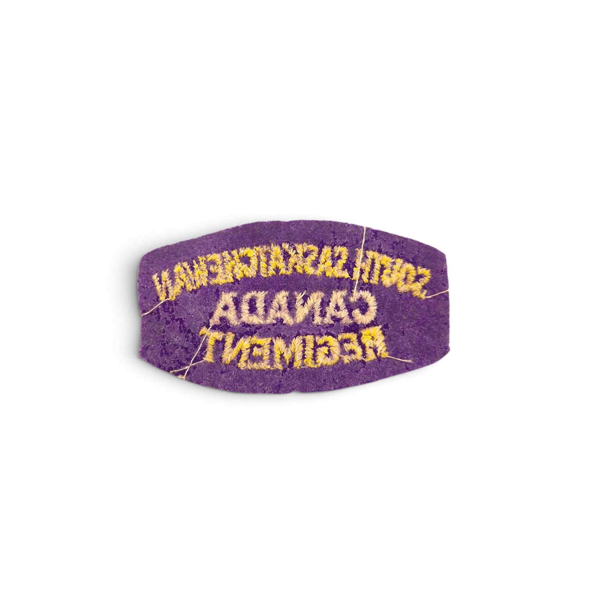 South Saskatchewan Regiment - Embroidered shoulder title - Image 2
