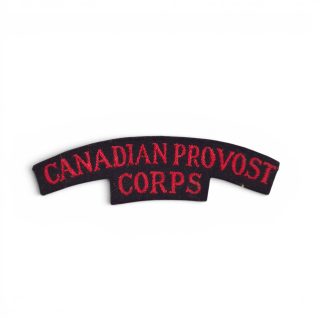 Canadian Provost Corps – Embroidered shoulder title