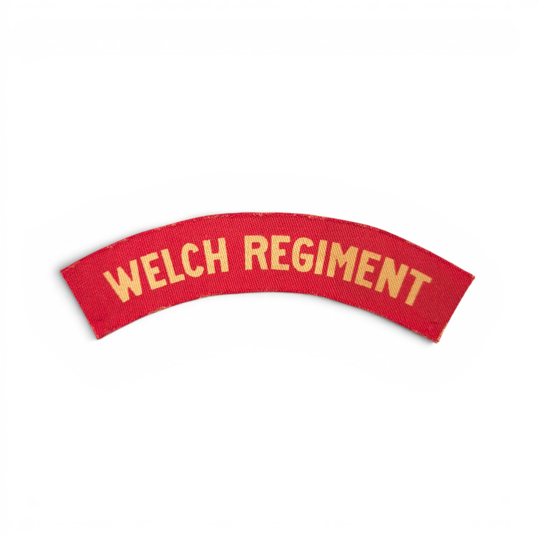 Welch Regiment - Printed shoulder title