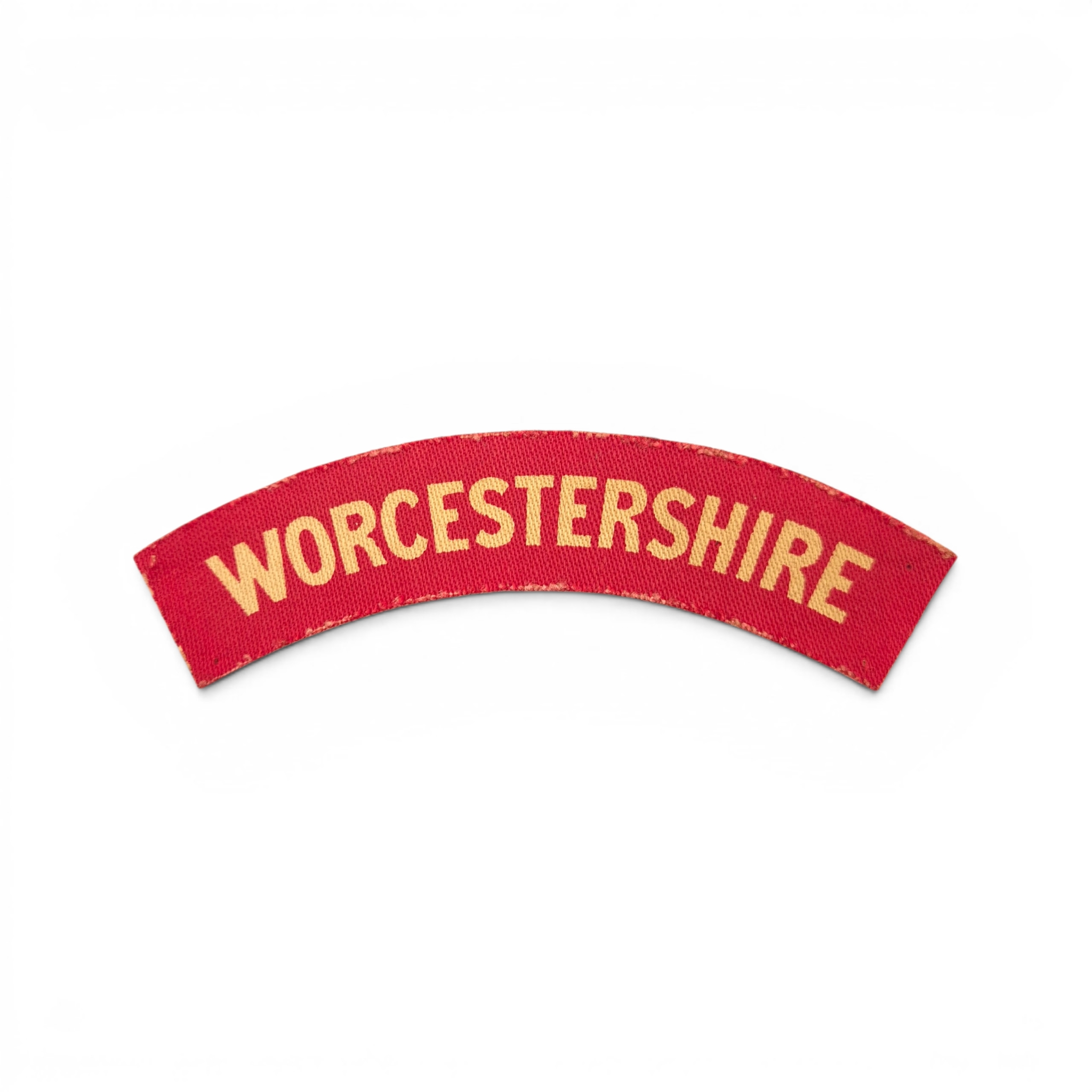 Worcestershire Regiment - Printed shoulder title