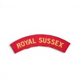 Royal Sussex – Printed shoulder title