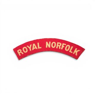 Royal Norfolk – Printed shoulder title