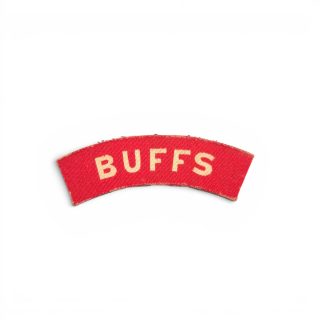 Buffs Regiment – Printed shoulder title