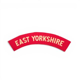 East Yorkshire – Printed shoulder title