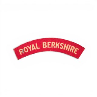 Royal Berkshire – Printed shoulder title
