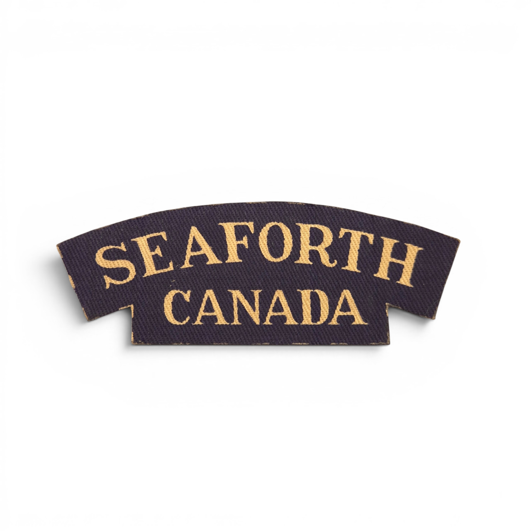 Seaforth Highlanders of Canada - Printed shoulder title