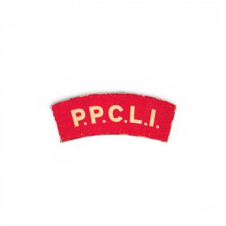 Princess Patricia’s Canadian Light Infantry – Printed shoulder title