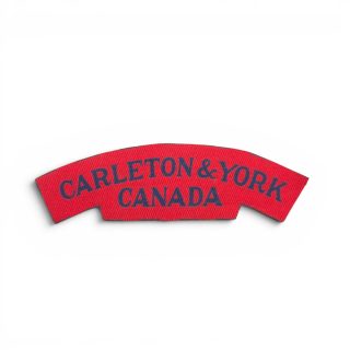 Carleton & York Regiment – Printed shoulder title