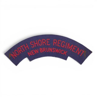 North Shore Regiment – Printed shoulder title