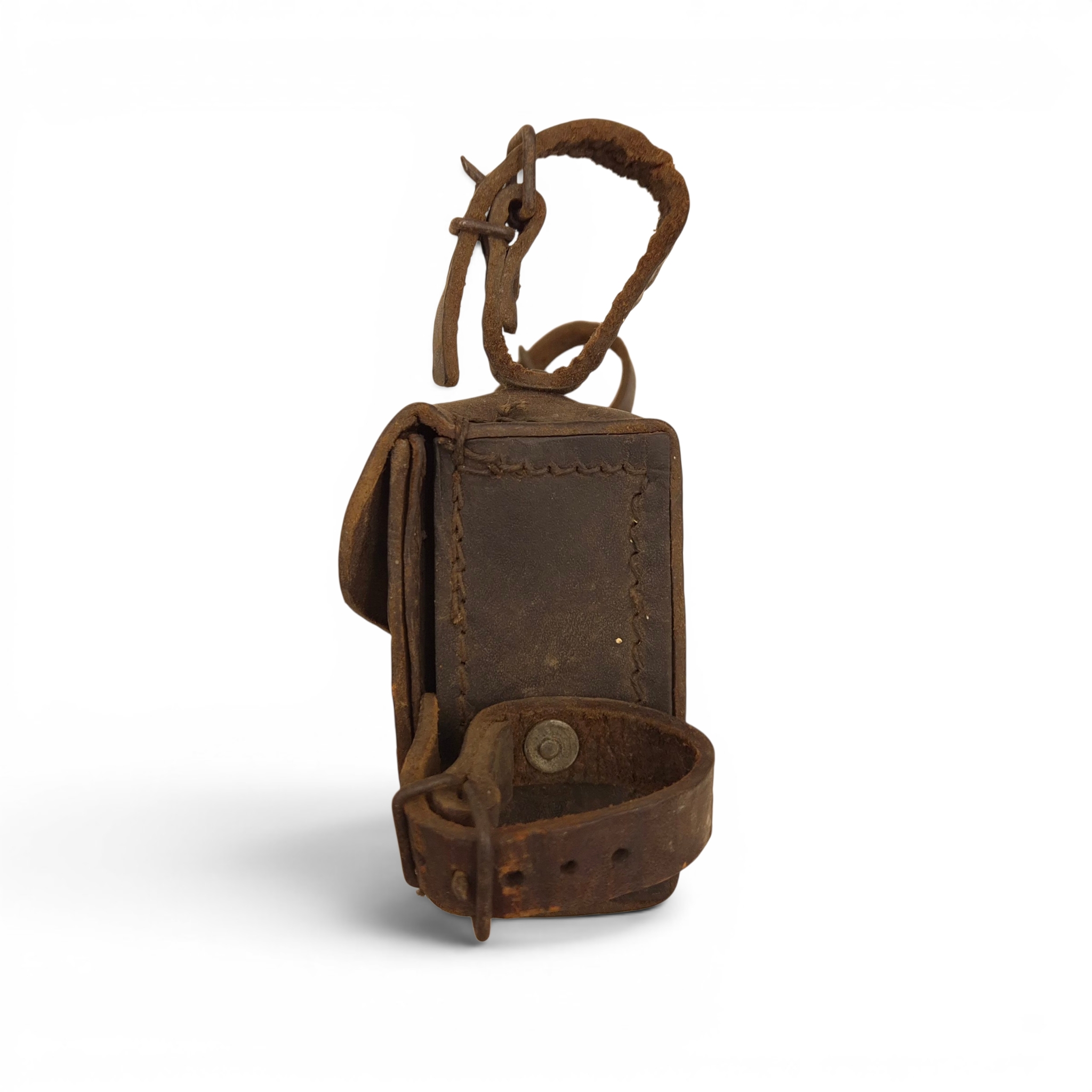 British Army Bicycle Leather Tool Pouch - BROOKS 1943 - Image 4