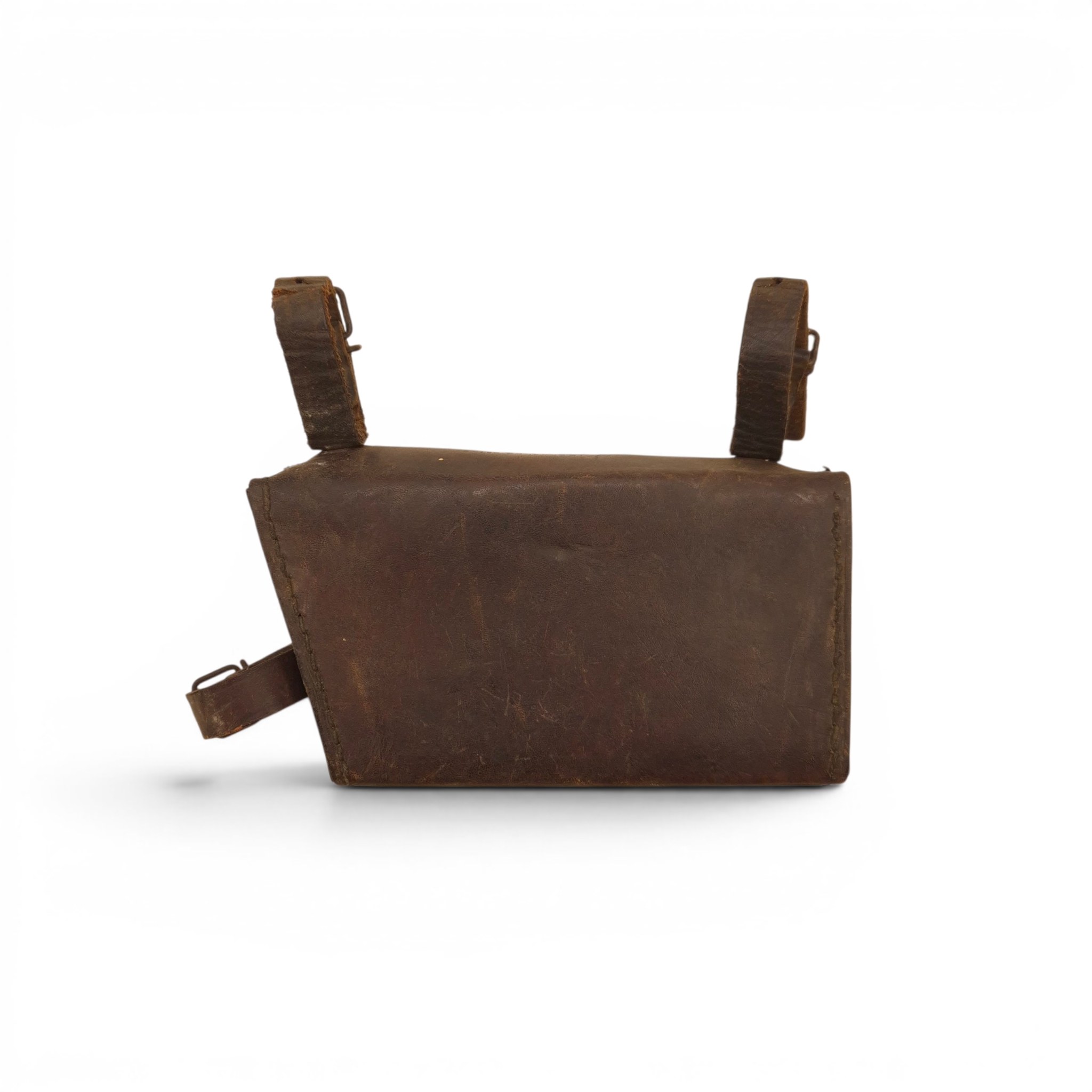 British Army Bicycle Leather Tool Pouch - BROOKS 1943 - Image 2