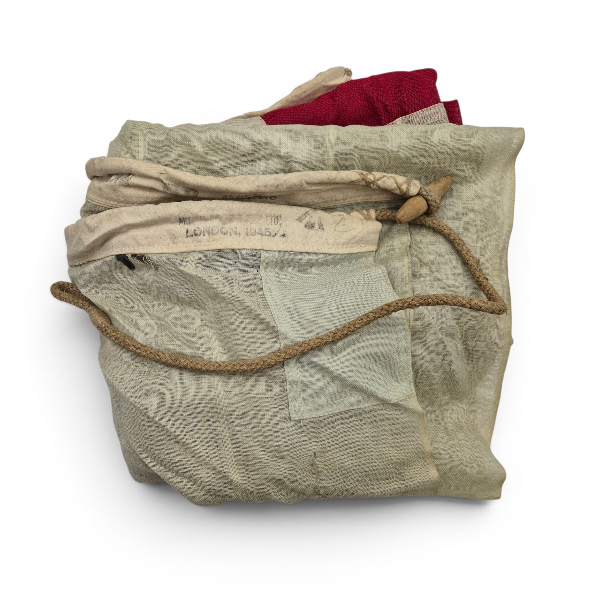 British Red Cross flag - Dated 1945 - Image 11