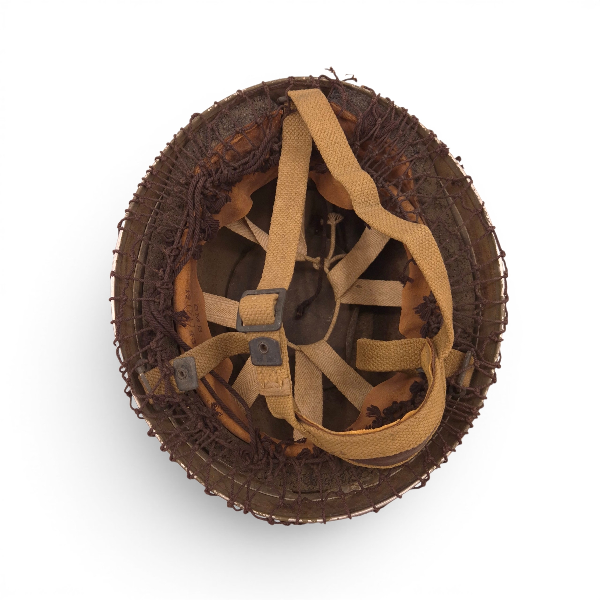 British MkII Paratrooper Helmet - BMB 1943 - Image 3
