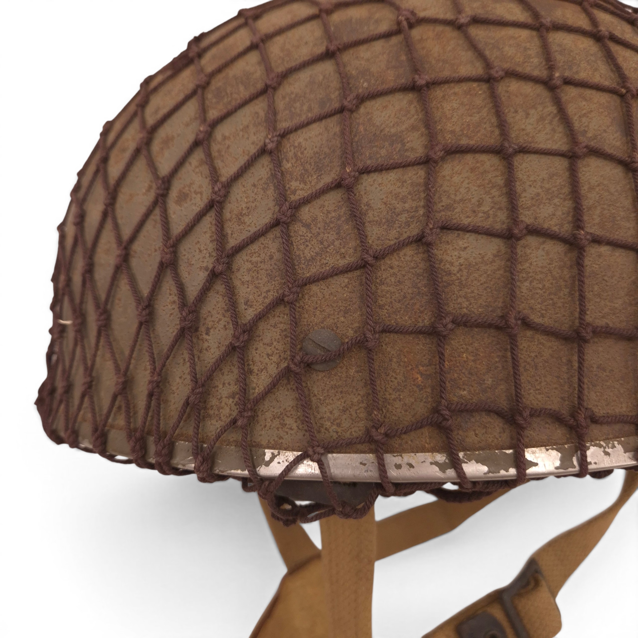 British MkII Paratrooper Helmet - BMB 1943 - Image 9