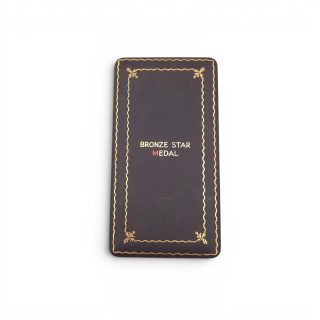 U.S. Bronze Star Medal Case