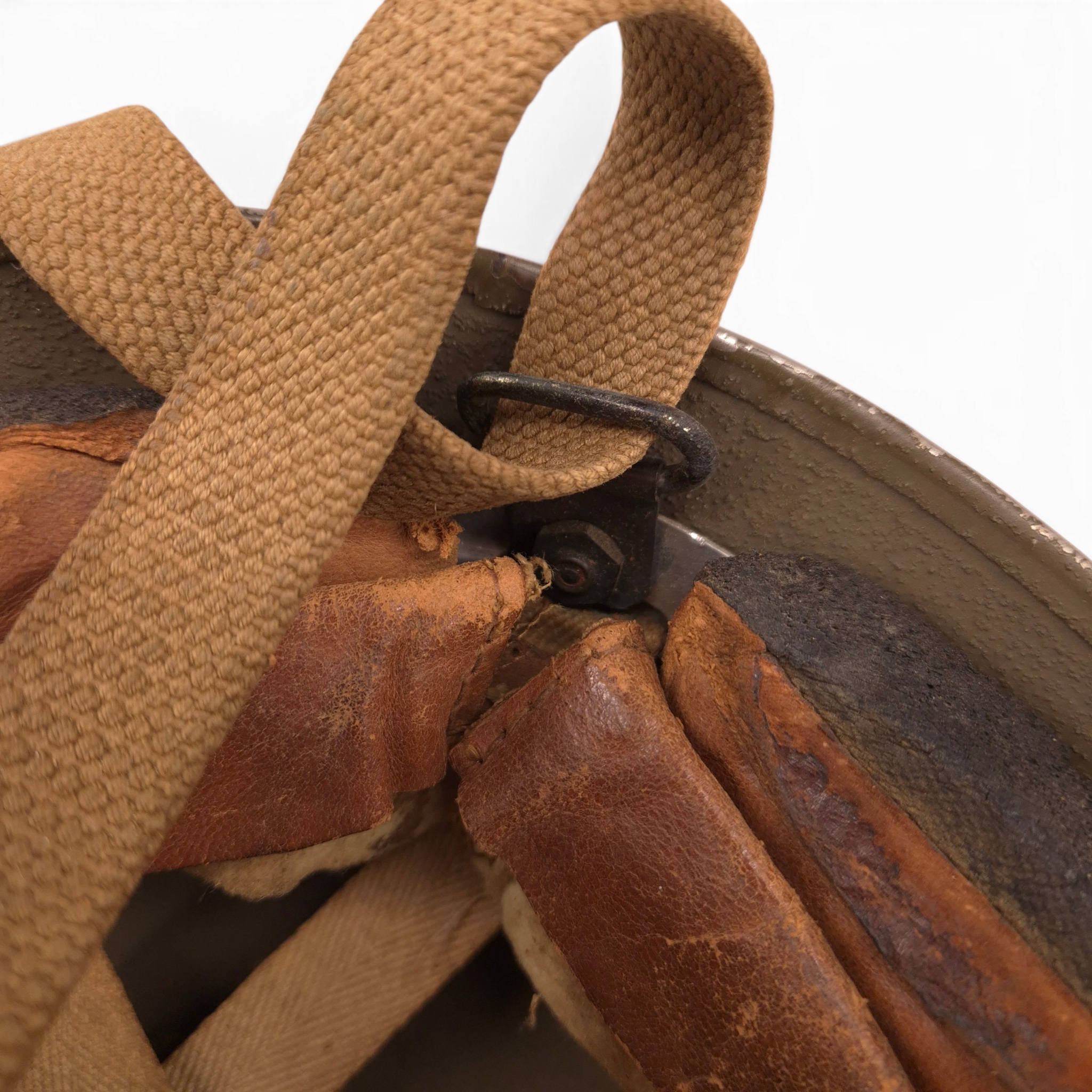 British MkII Paratrooper Helmet - BMB 1944 - "S.A.S." - Image 11