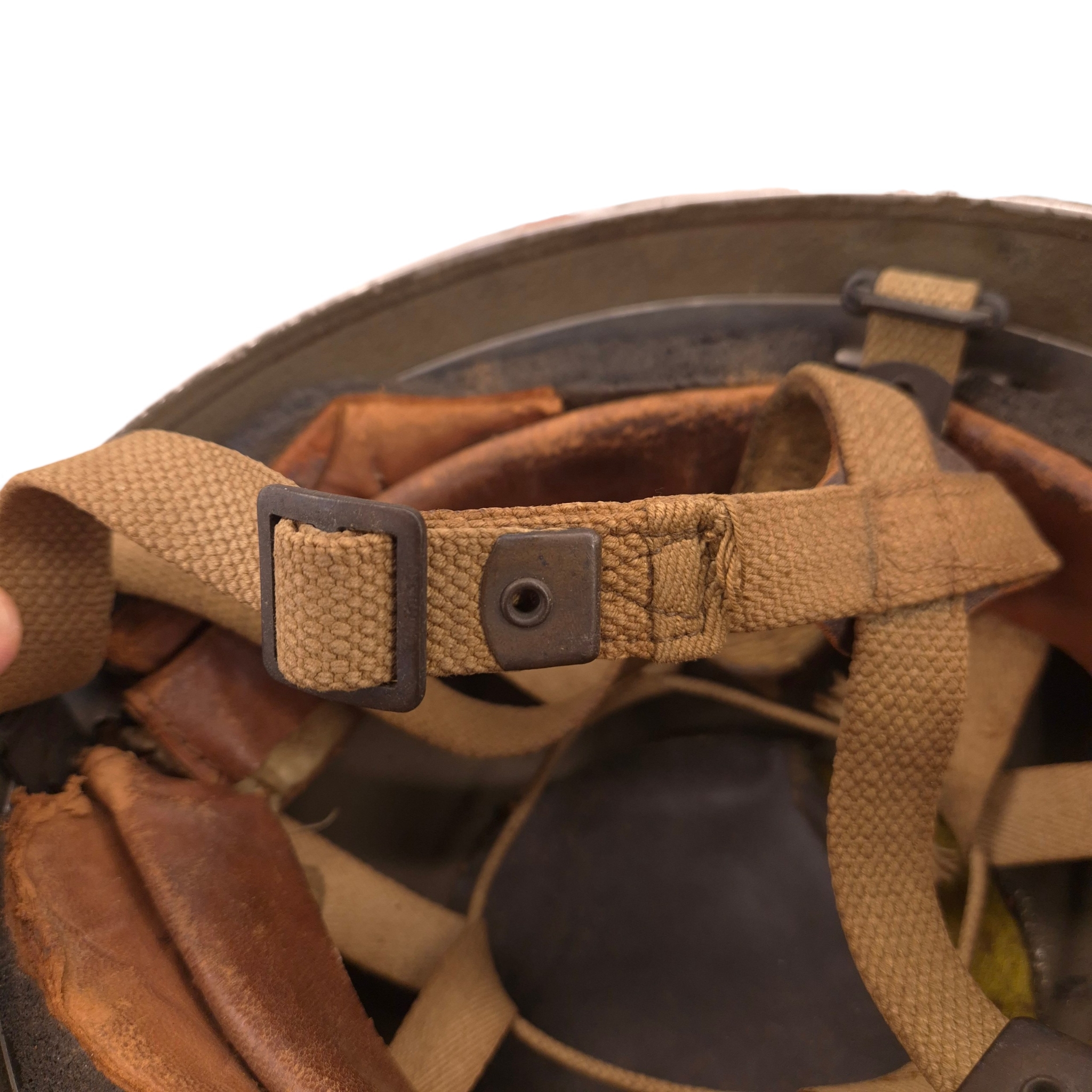 British MkII Paratrooper Helmet - BMB 1944 - "S.A.S." - Image 14
