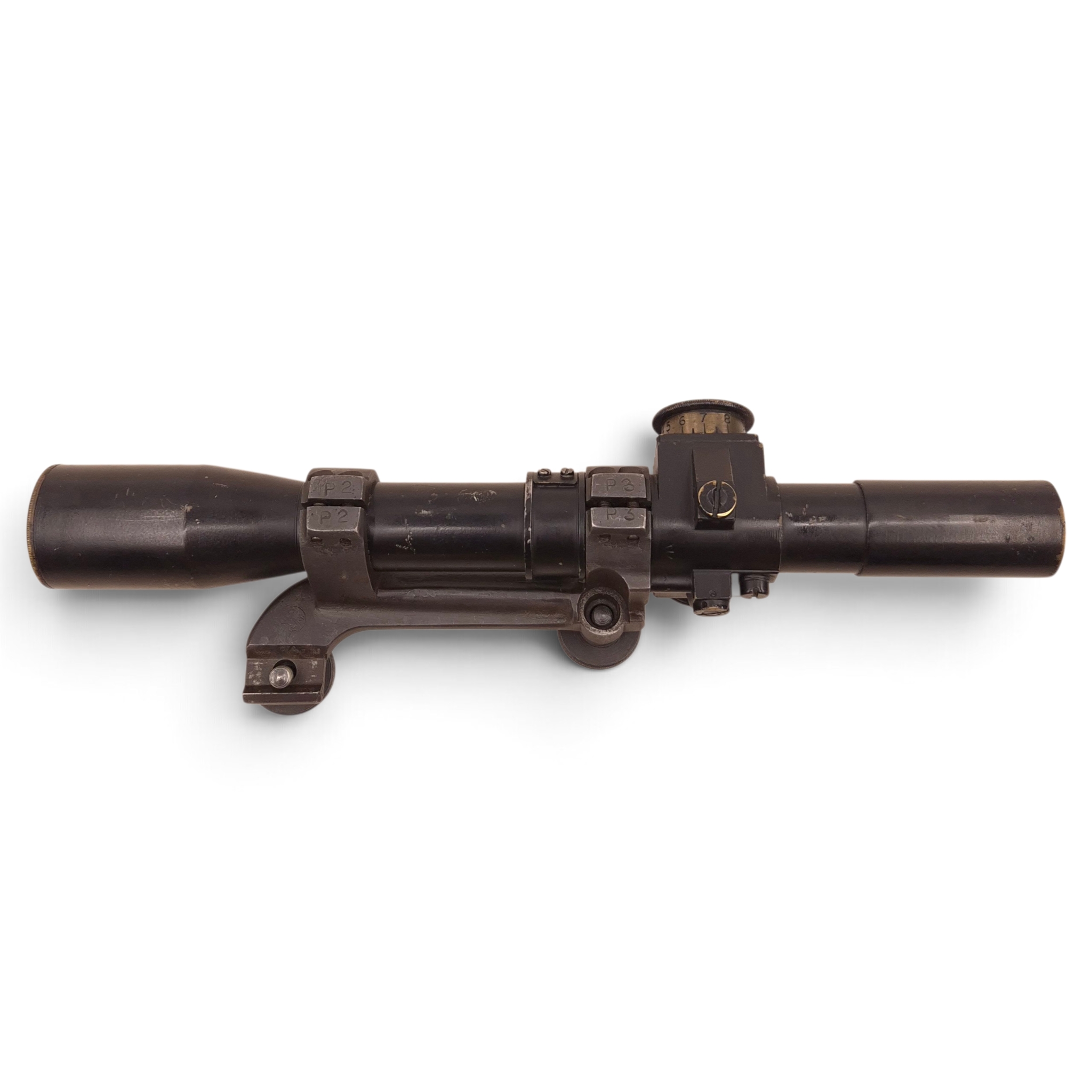 British No32 MkIII Sniper Rifle Scope and Mounting - Image 2