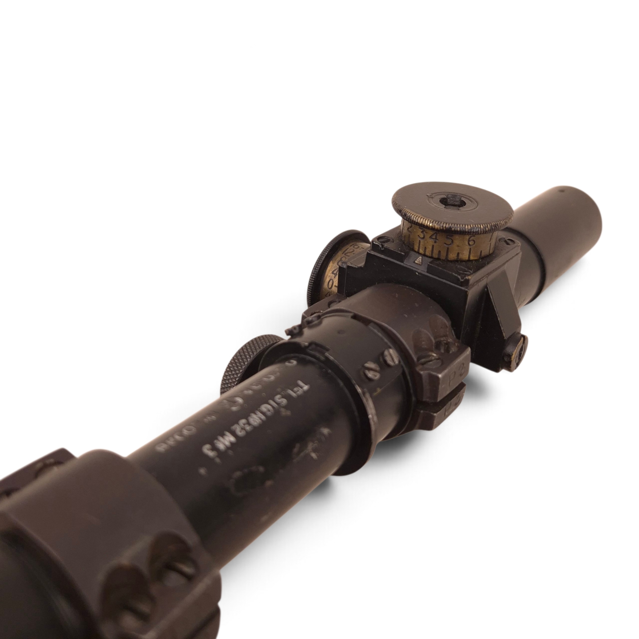 British No32 MkIII Sniper Rifle Scope and Mounting - Image 11