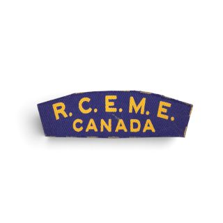 RCEME – Printed shoulder title