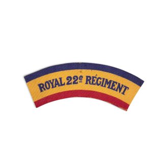 Royal 22e Regiment – Printed shoulder title