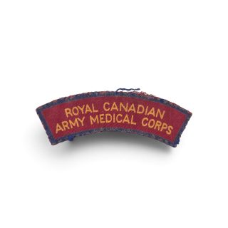 Royal Canadian Army Medical Corps – Printed shoulder title