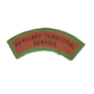 Auxiliary Territorial Service – Printed shoulder title