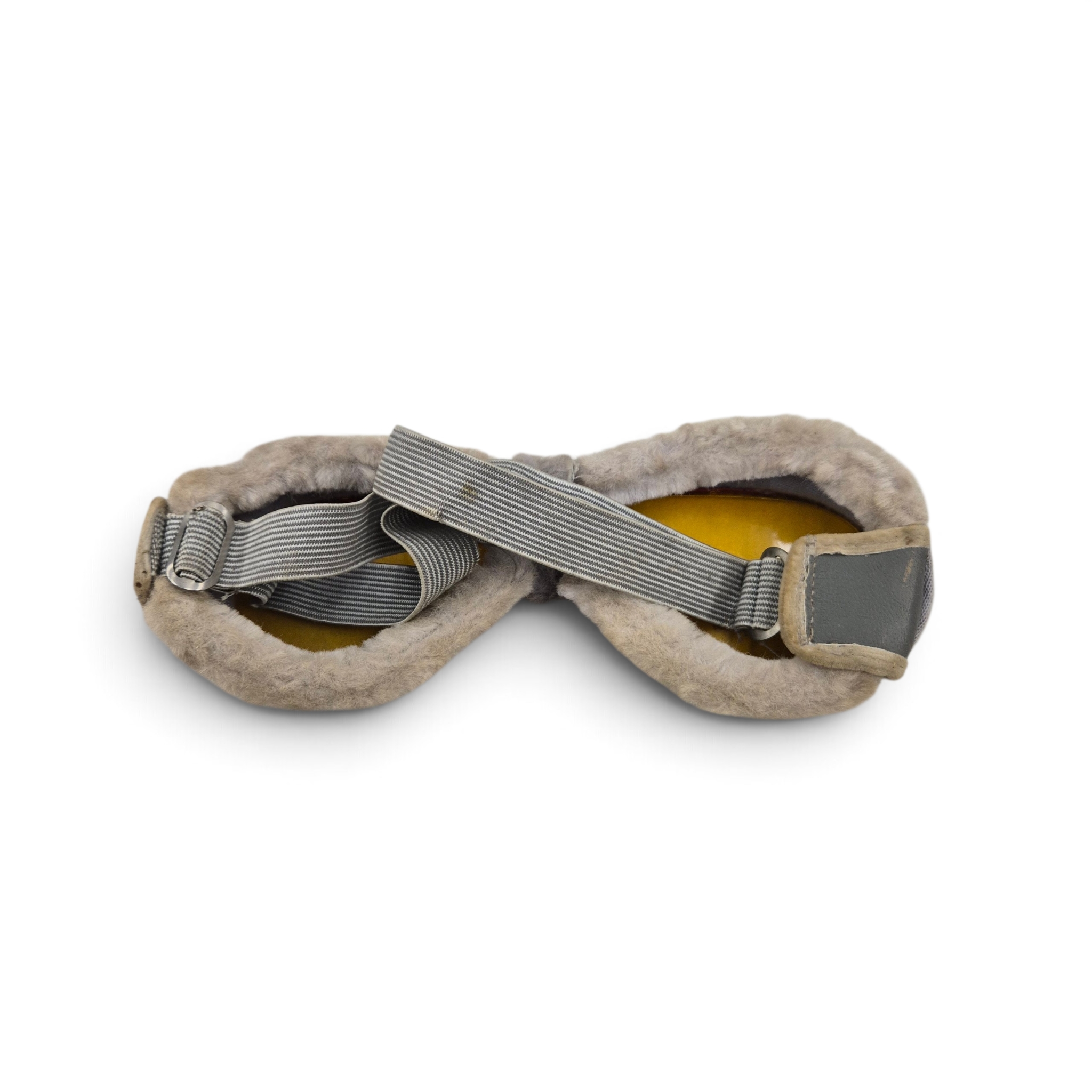 British Dispatch Rider's Goggles in metal box 1943 - Image 5
