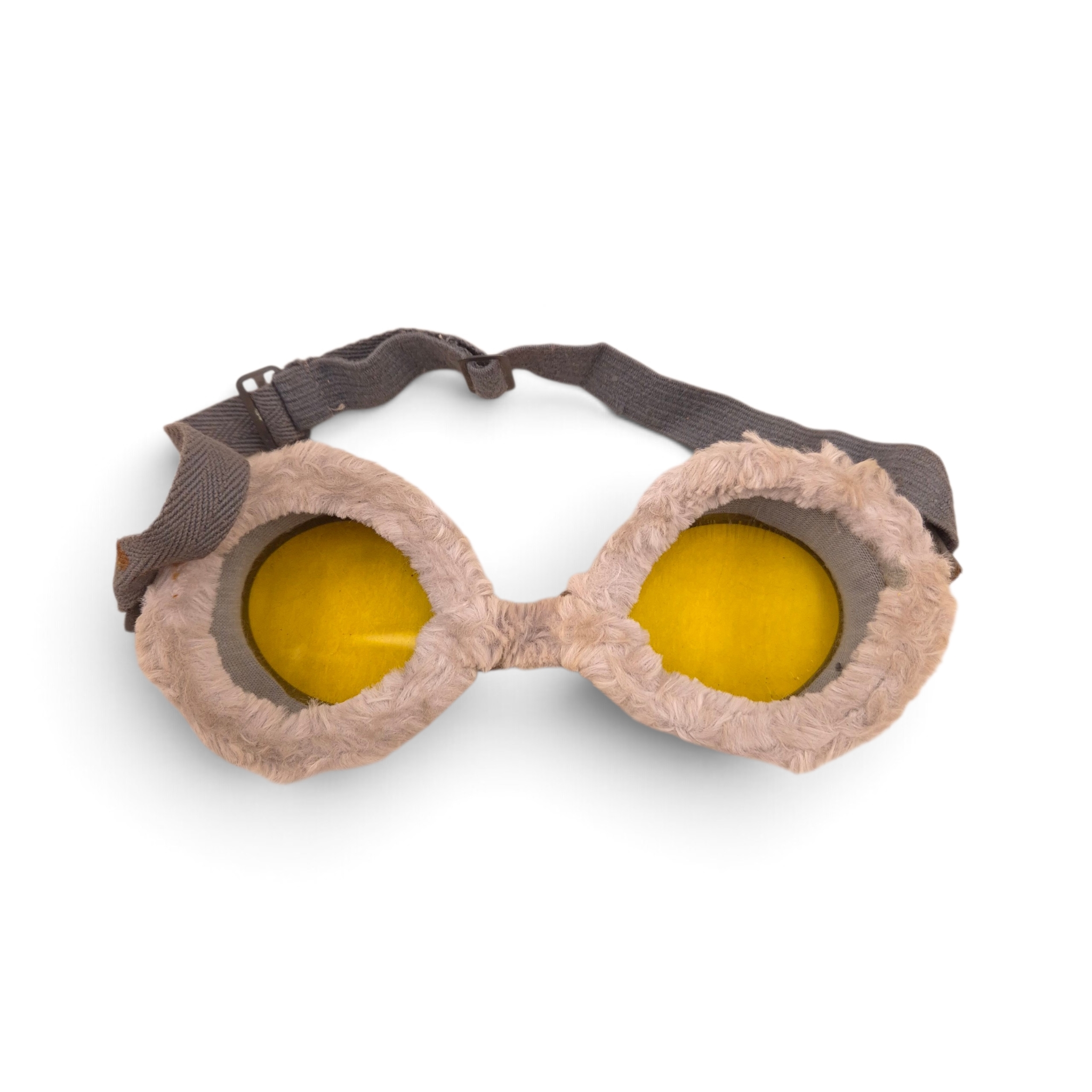 British Dispatch Rider's Goggles in metal box 1940 - Image 5