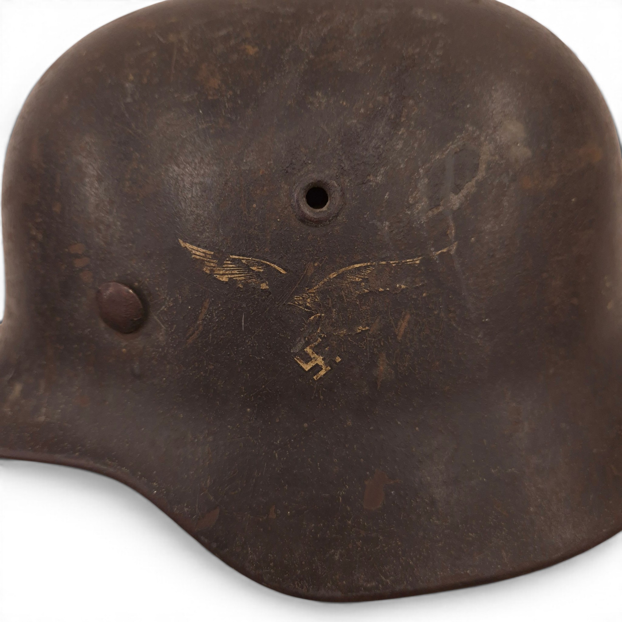 Luftwaffe M40 single-decal Helmet - ET64 - Image 4