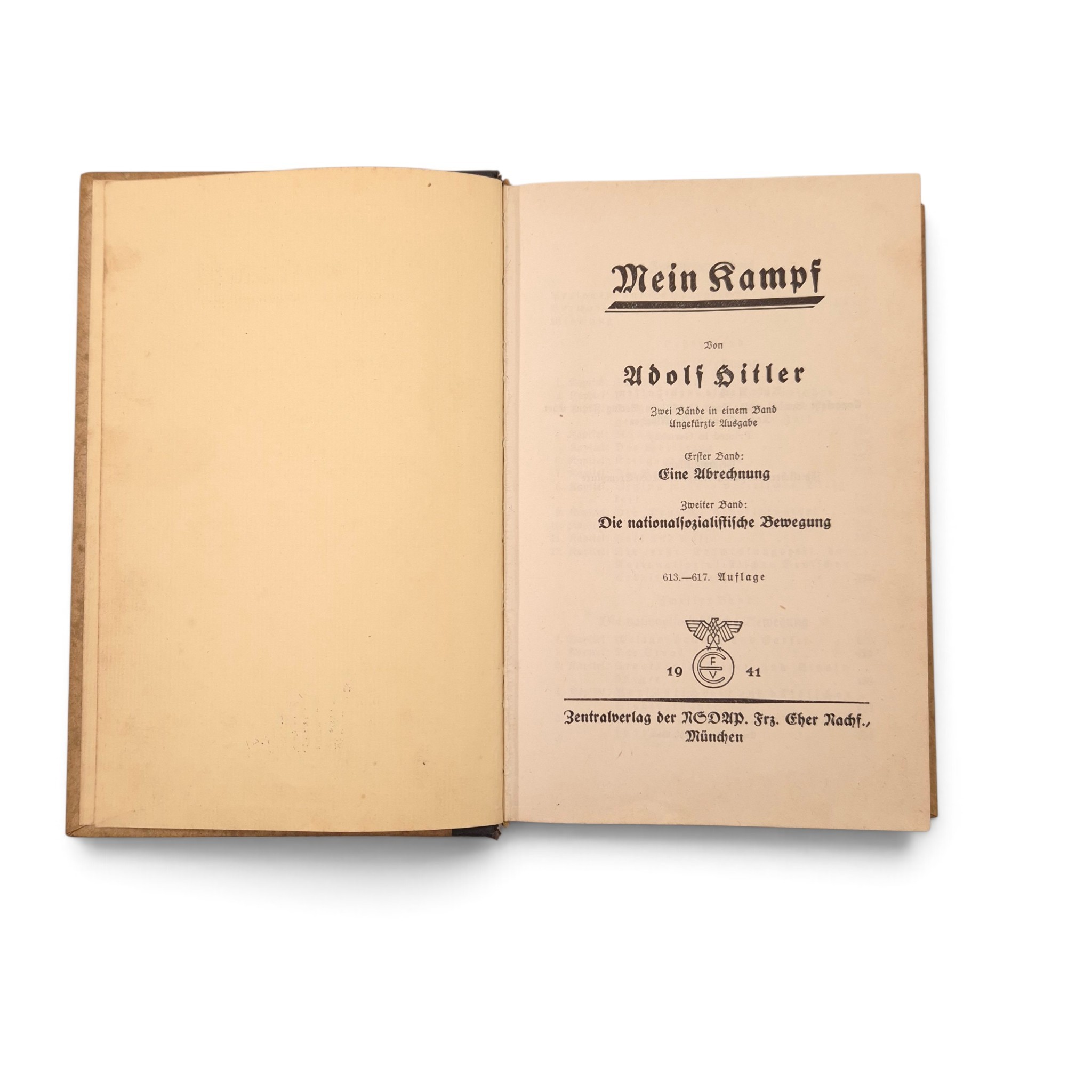 Adolf Hitler’s “Mein Kampf” Kriegsausgabe 1941 - Image 6