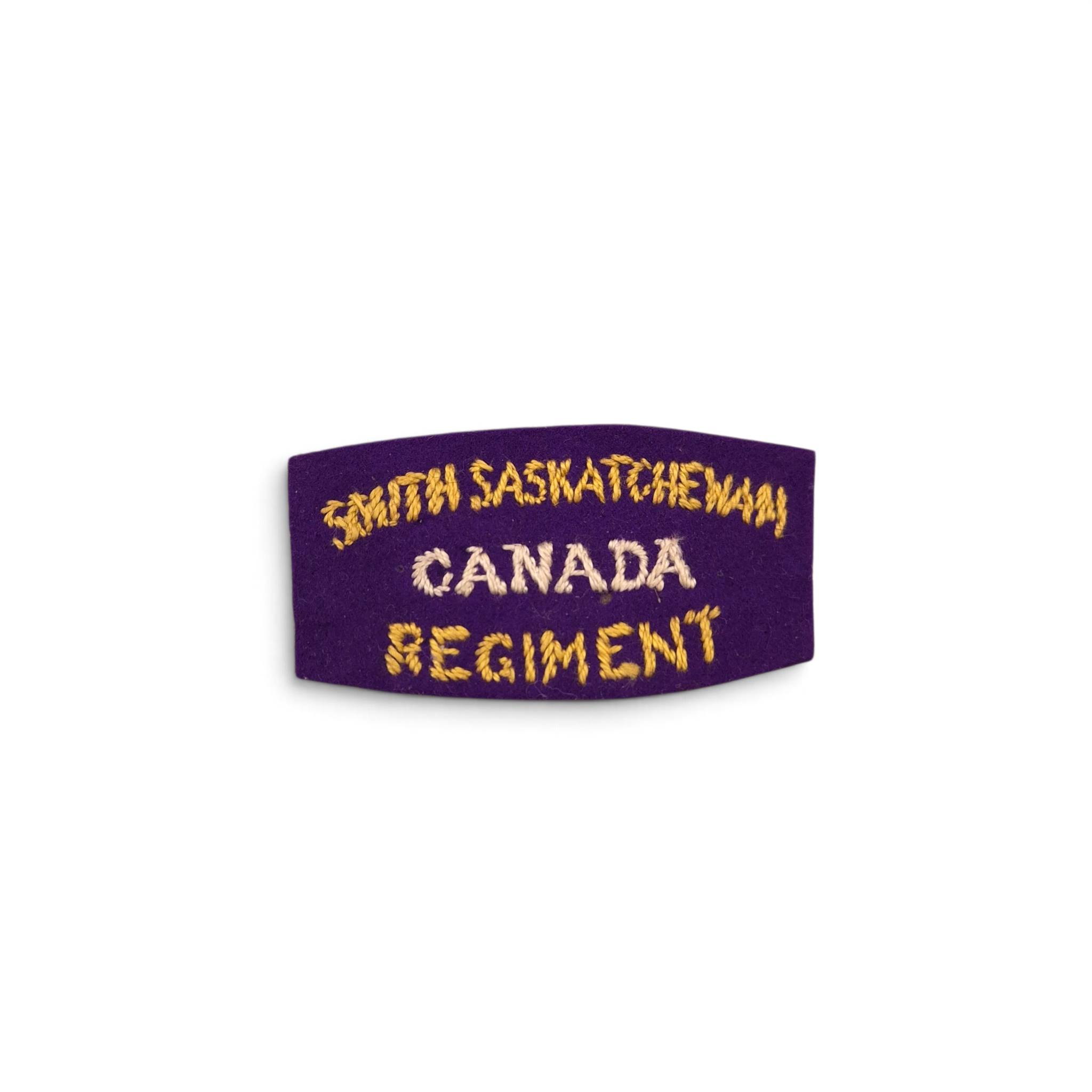 South Saskatchewan Regiment - Embroidered shoulder title