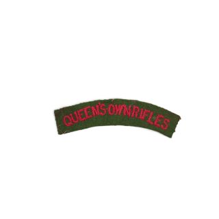 Queen’s Own Rifles of Canada – Embroidered shoulder title