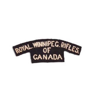 Royal Winnipeg Rifles – Embroidered shoulder title