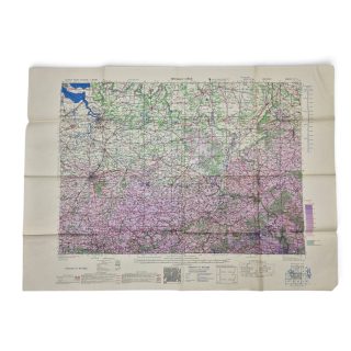 British/Canadian  Army & Air  Map of Brussels–Liège – 1944