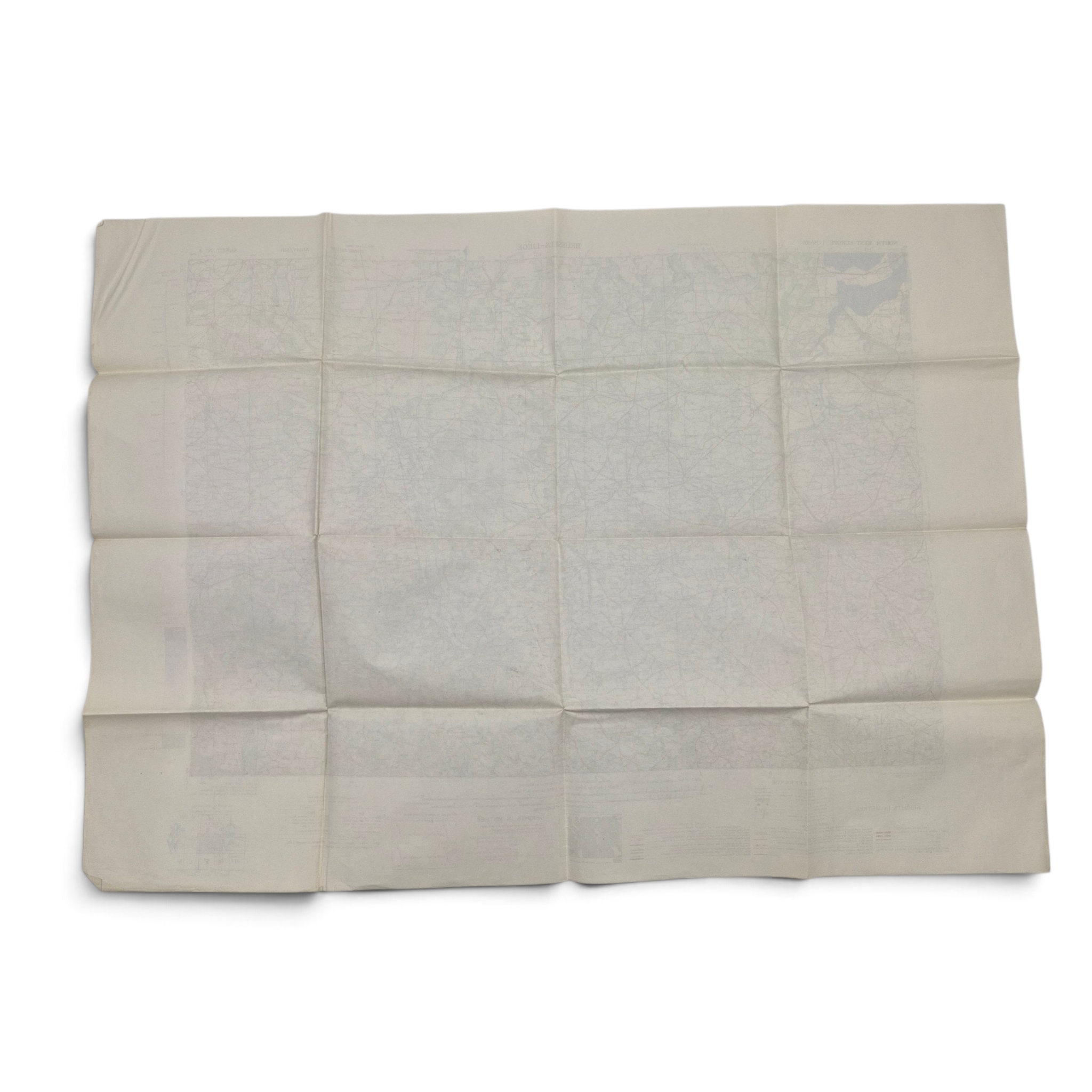 British/Canadian Army & Air Map of Brussels–Liège - 1944 - Image 6