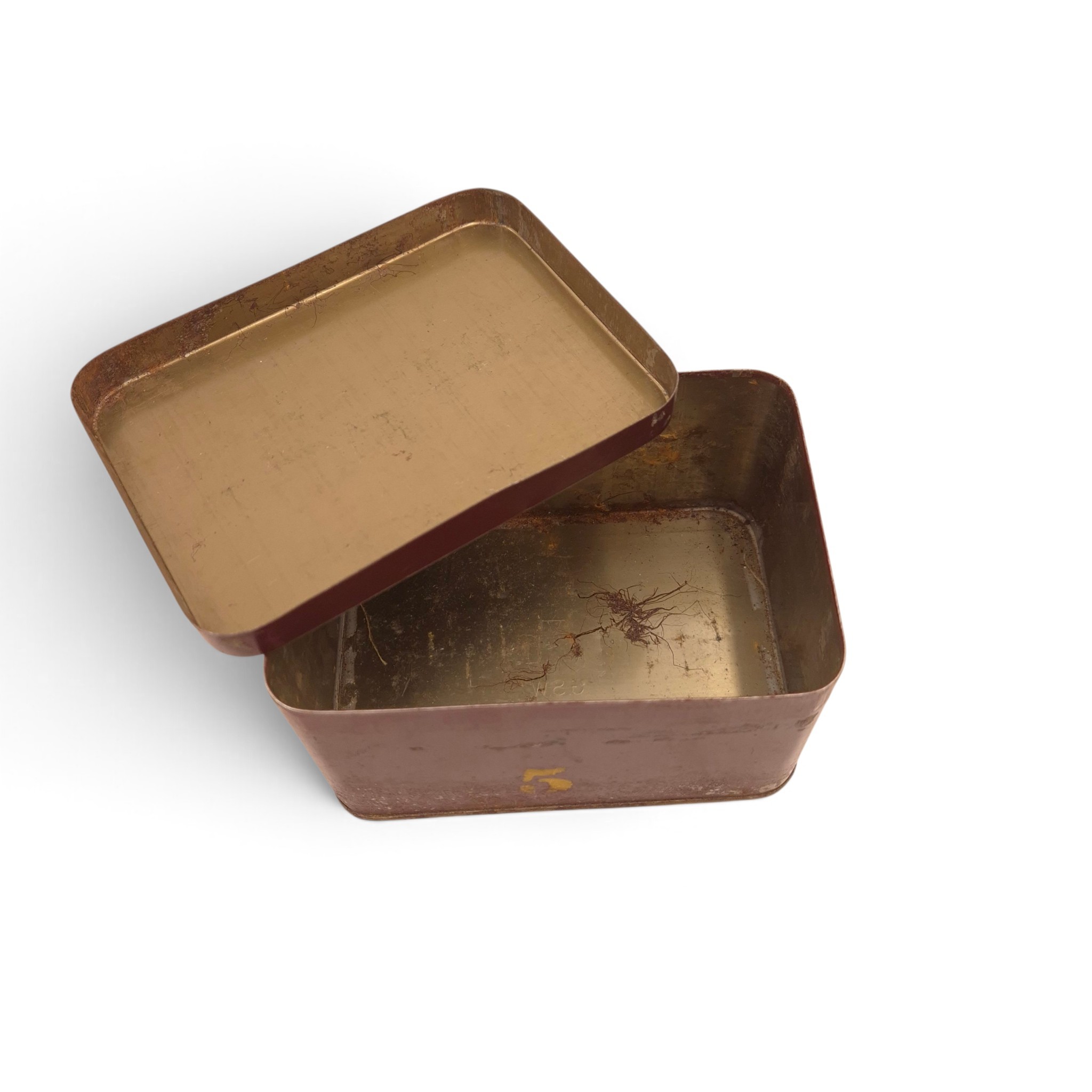 No.36 Mills Bomb Grenade Detonator Tin - Empty - Image 3