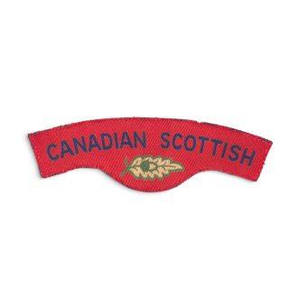 Canadian Scottish Regiment – Printed shoulder title
