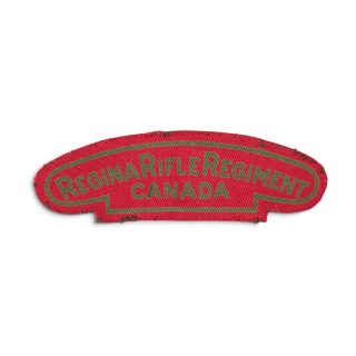 Regina Rifles Regiment – Printed shoulder title