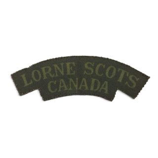 Lorne Scots – Printed shoulder title