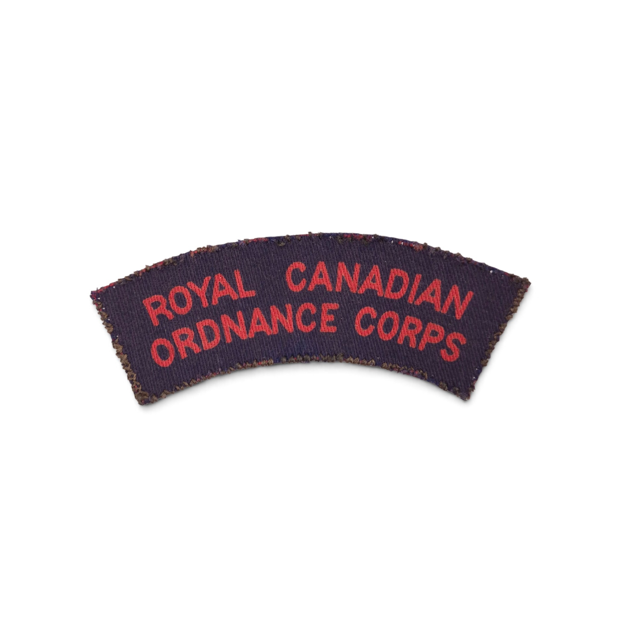 Royal Canadian Ordnance Corps - Printed shoulder title