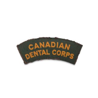 Canadian Dental Corps – Printed shoulder title