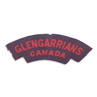 Stormont Dundas & Glengarry Highlanders – Printed shoulder title