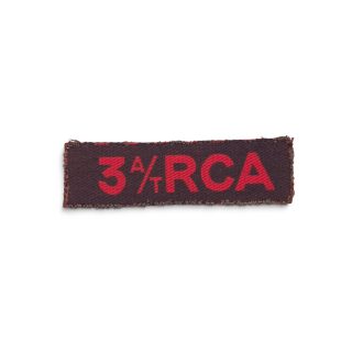 3rd Anti Tank RCA – Printed shoulder title