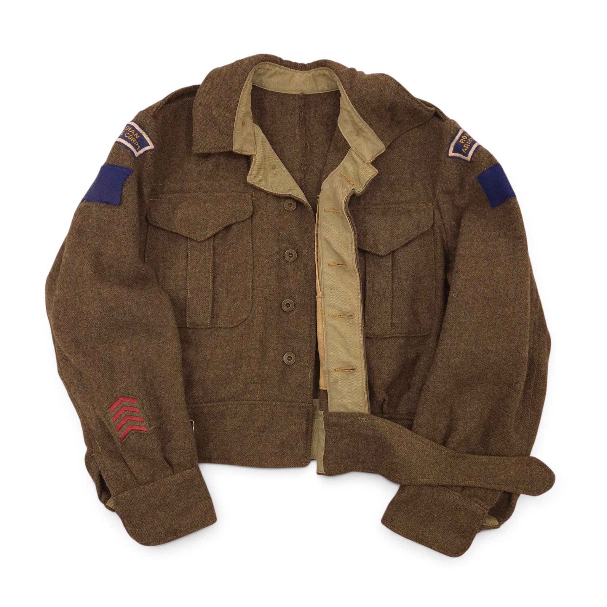 Royal Canadian Army Service Corps - Battle Dress Jacket - Image 11