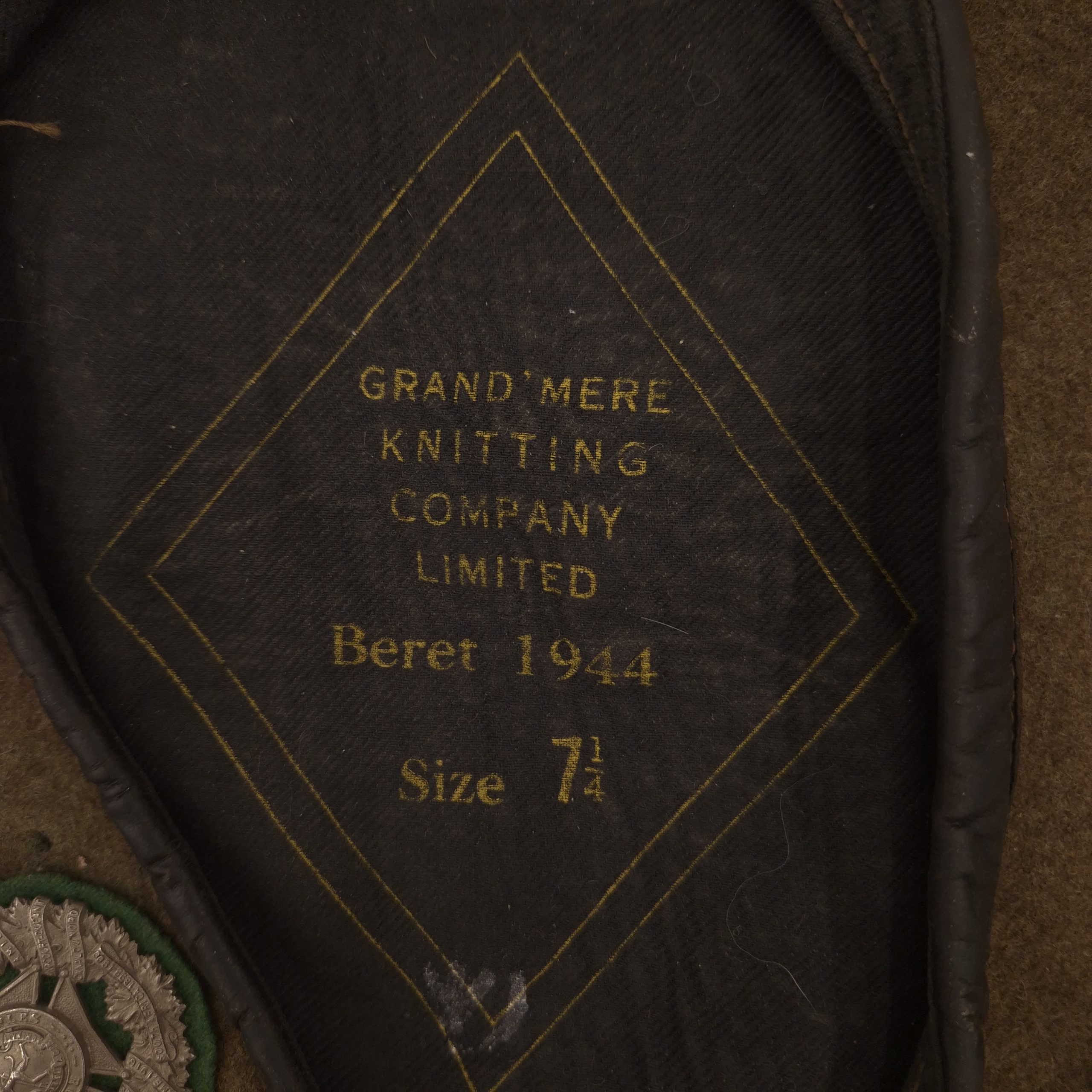 Royal Winnipeg Rifles Beret - 1944 - Image 3