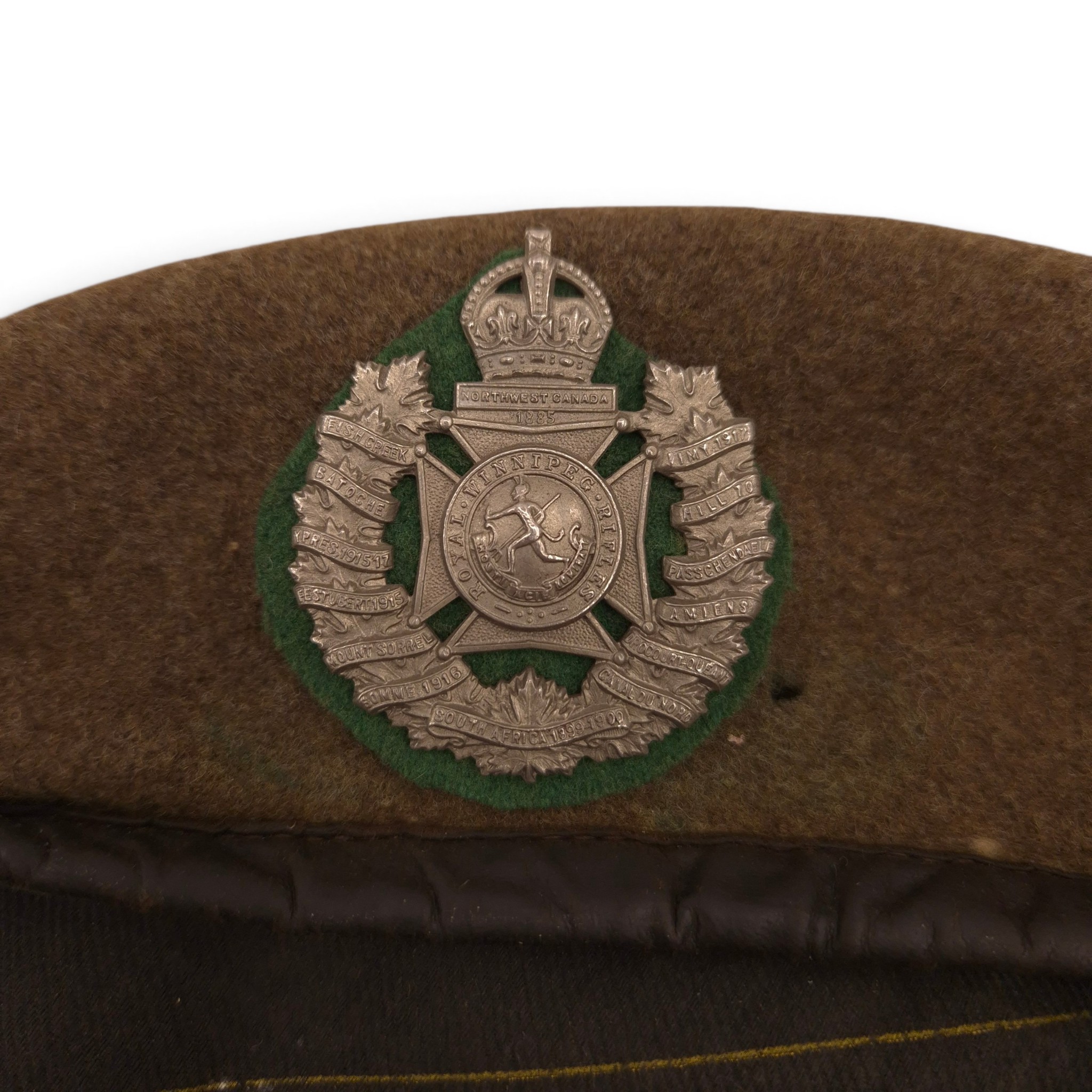 Royal Winnipeg Rifles Beret - 1944 - Image 2