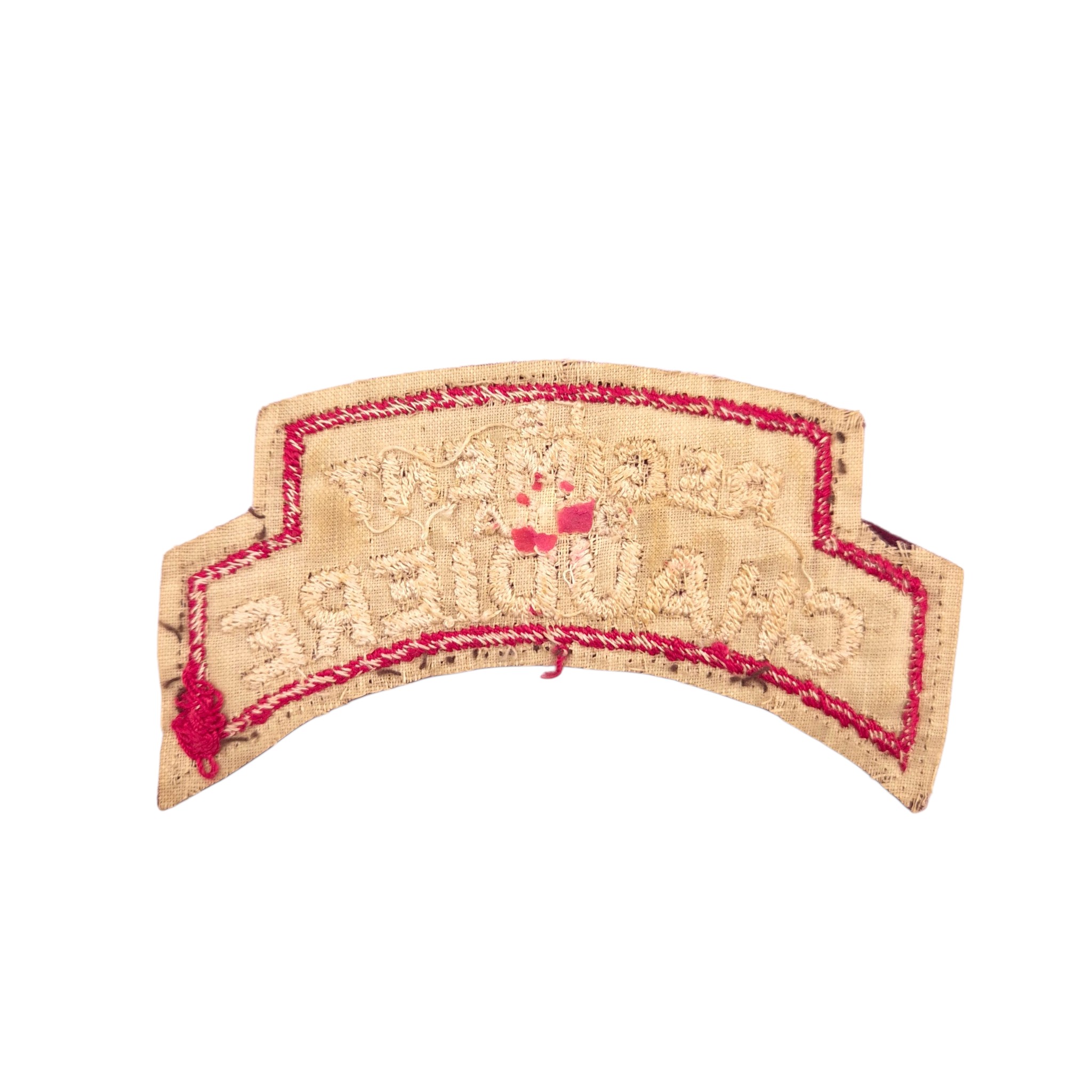 Le Regiment de la Chaudiere - Embroidered shoulder title - Image 3