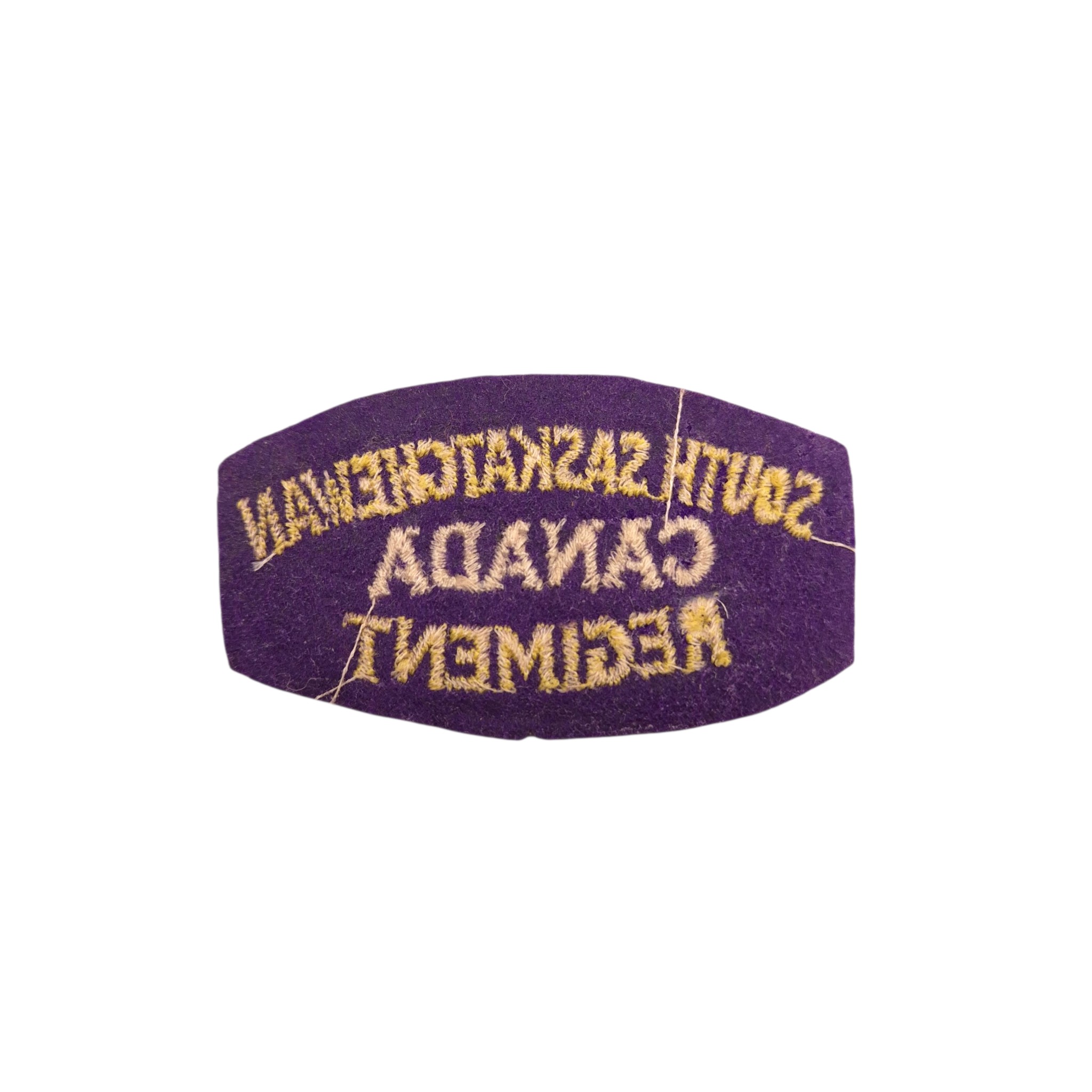 South Saskatchewan Regiment - Embroidered shoulder title - Image 2